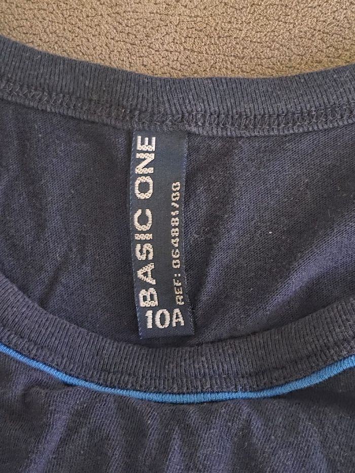 👕 Débardeur garçon BASIC ONE – Taille 10 ans - photo numéro 3