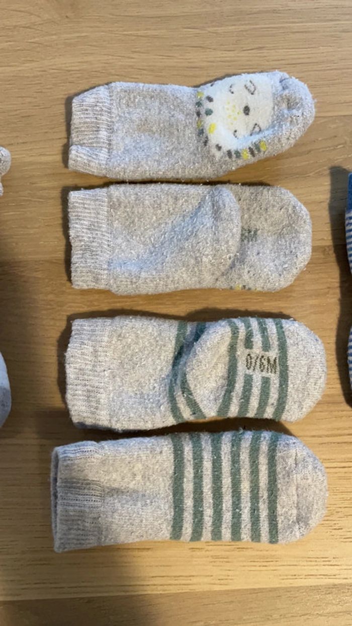 Lot chaussettes bébé épaisses - photo numéro 3