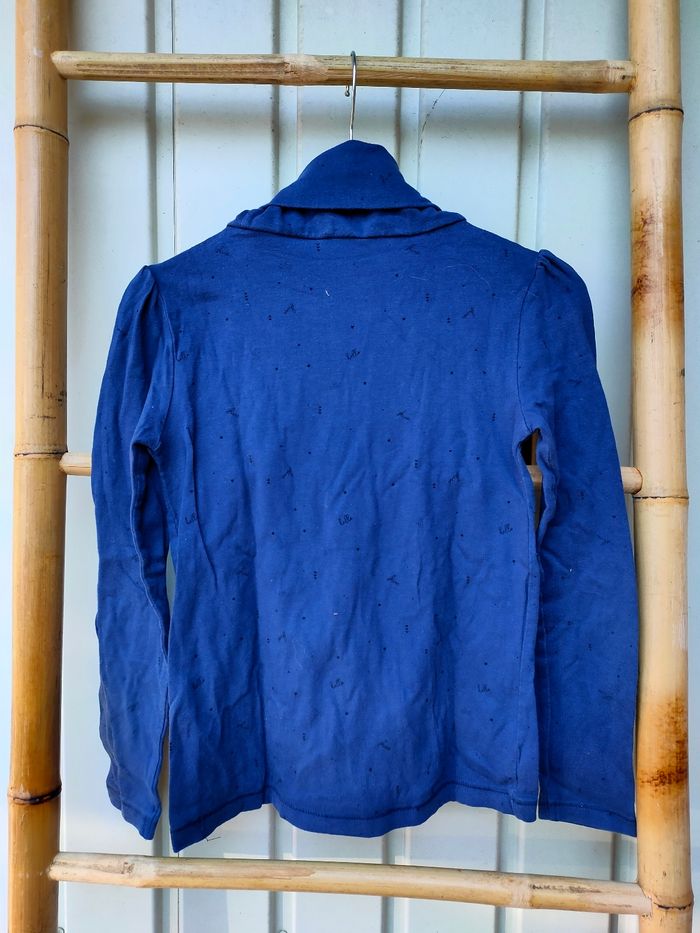 Sous pull marine Kiabi taille 8 ans - photo numéro 4
