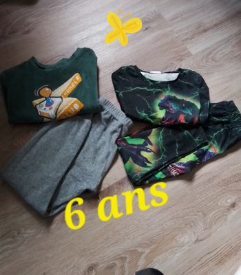 Pyjamas garçon 6 ans