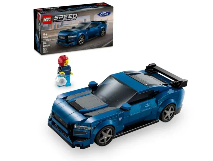 Cadre LEGO Ford Mustang Dark Horse – Format 20×20 cm (sans LEGO) - photo numéro 4