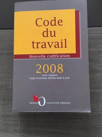 Code du travail 2008
