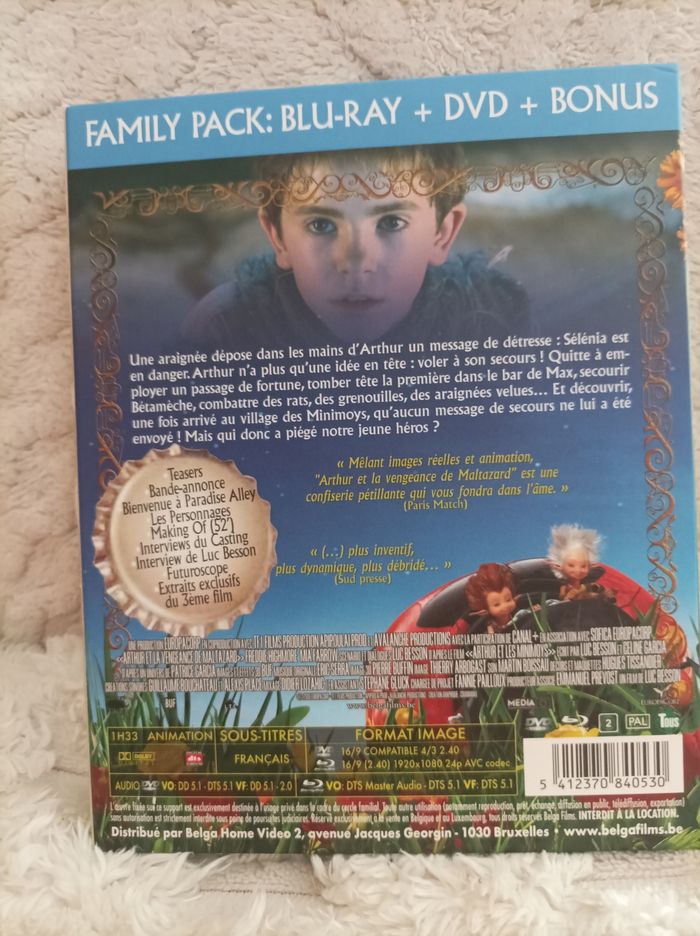 DVD Arthur et les Minimoys - photo numéro 2
