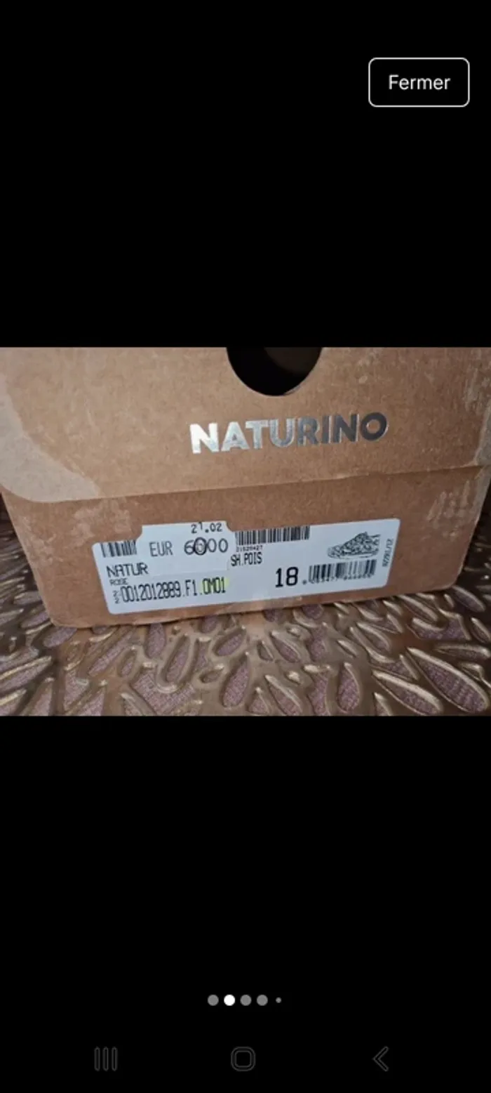 Chaussures naturino taille 18 - photo numéro 3
