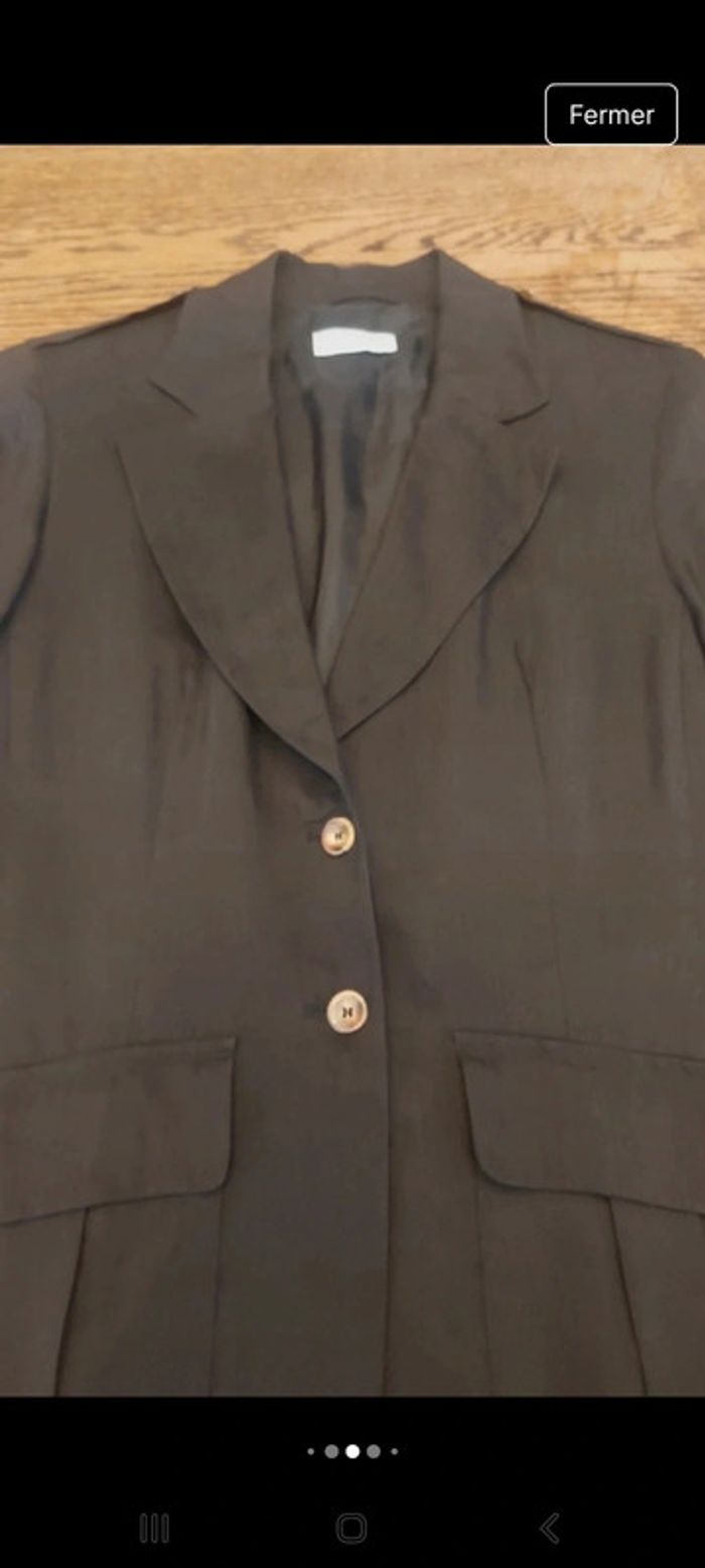 Blazer Apanage be/fr 40 en lin en parfait état - photo numéro 9