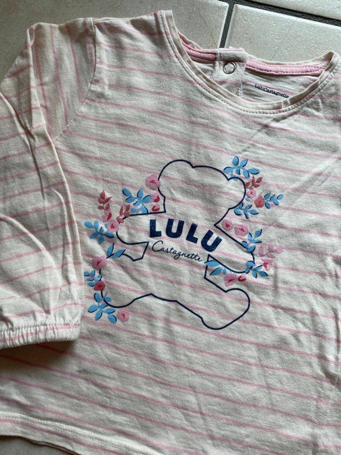 Lot de 2 t-shirt manches longues rayé 2 ans Minnie - photo numéro 6