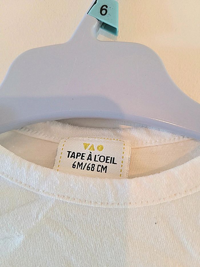 T shirt manche longue tape à l œil 6 mois - photo numéro 3
