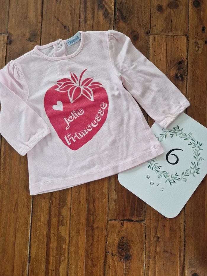 T-shirt manches longues 6 mois