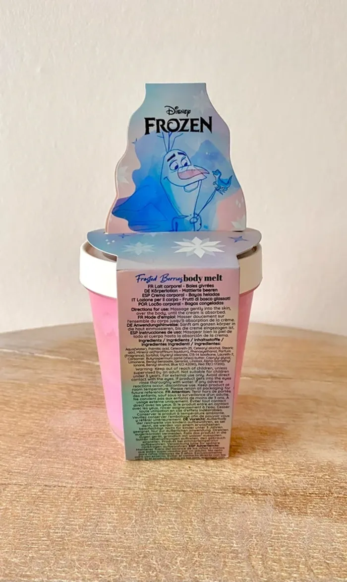 body melt / lait corporel Frosted Berries Frozen Mad Beauty Neuf Disney Olaf - photo numéro 2