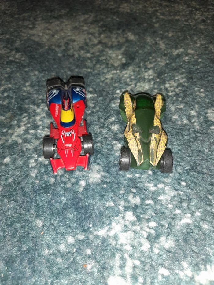 Lot de 2 majorette spider-man