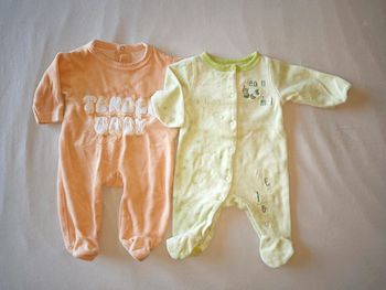 Lot de 2 pyjamas naissance