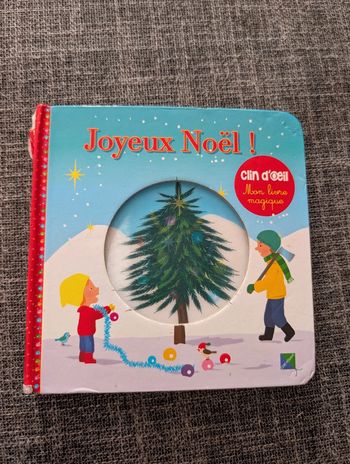Livre joyeux Noël, mon livre magique.