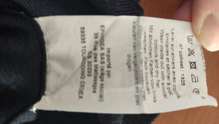 Pull bleu marine grain de malice taille M - photo numéro 8