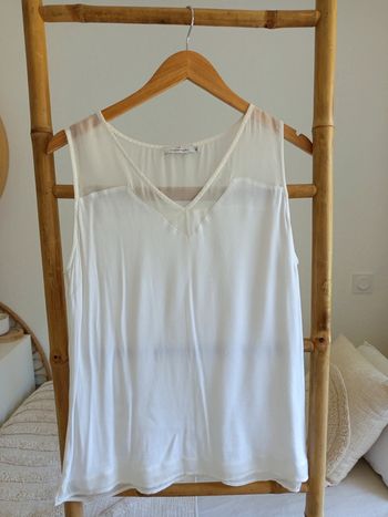 Blouse fluide blanche Jacqueline Riu taille 40