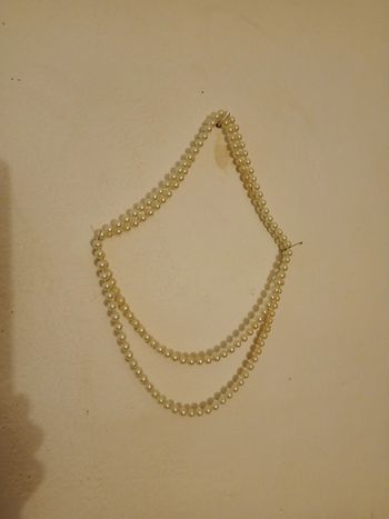 Collier sautoir en perles