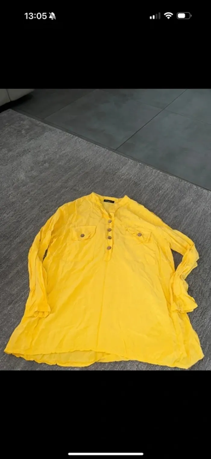 Chemise manche longue fine taille M - photo numéro 3