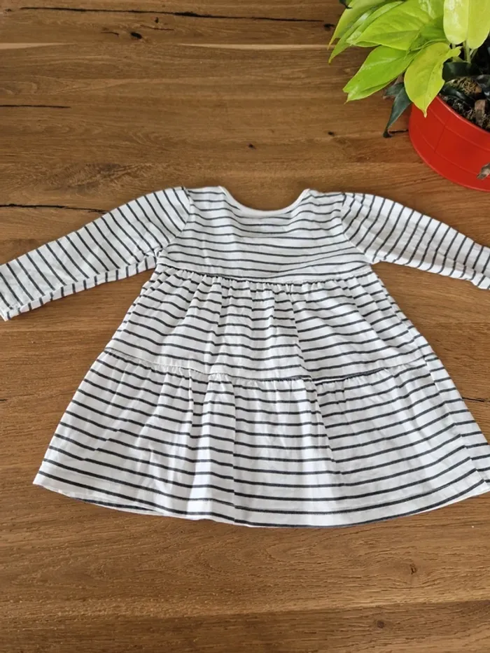 Robe marinière - Taille 9 12 mois 80cm - Primark - photo numéro 5