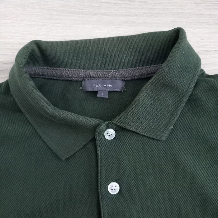 Polo homme vert Tex taille L - photo numéro 2