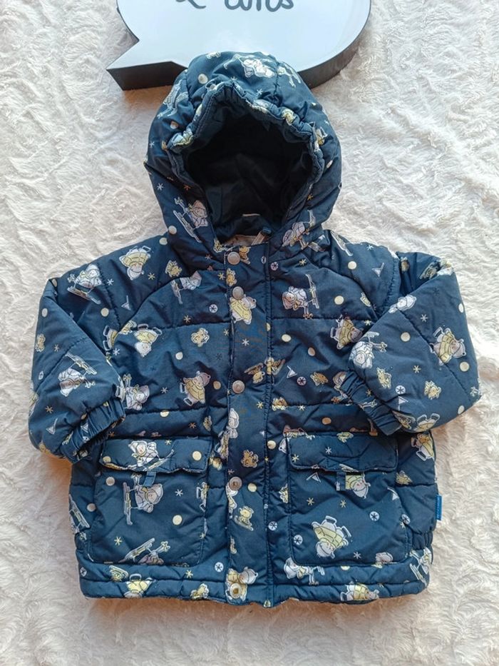 Blouse manteau doudoune avec capuche ski Mixte 2 ans - photo numéro 2