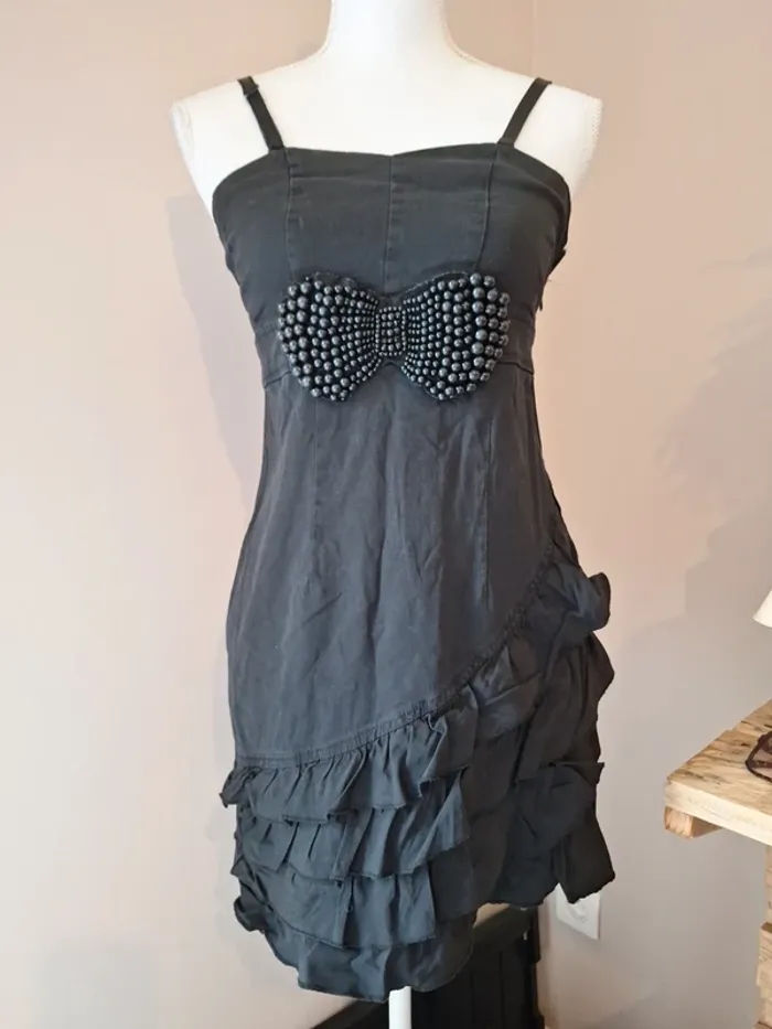 Robe t40 noire vintage année 2000 #F40L-073