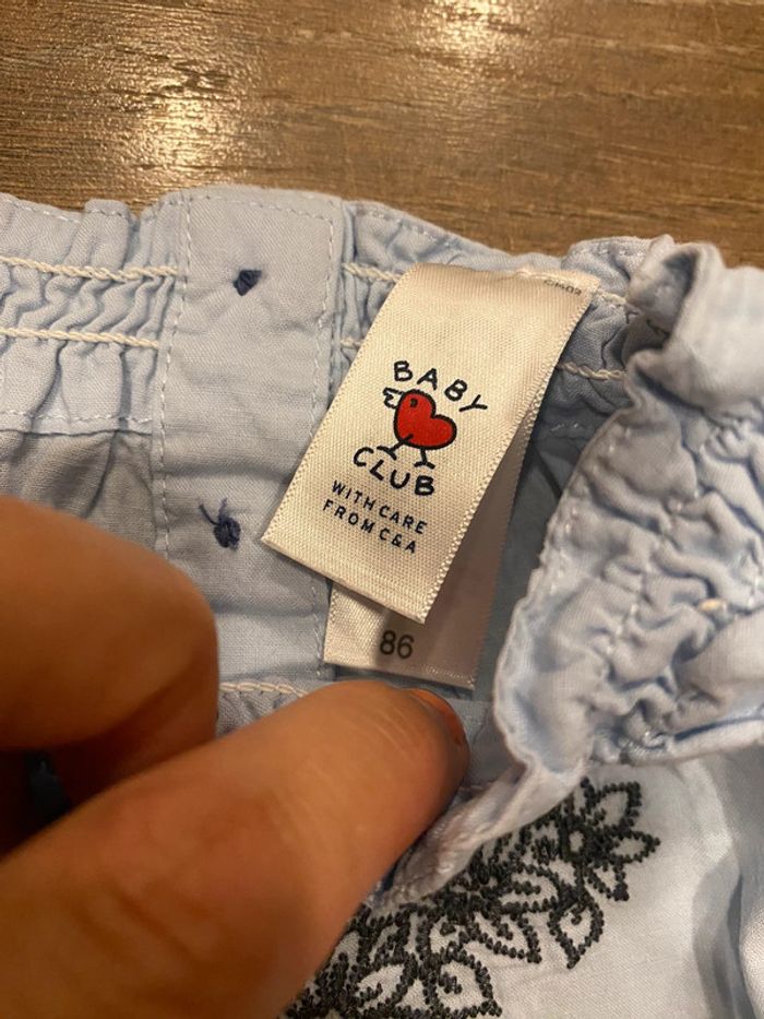 Tunique bleu clair brodée baby club 2 ans - photo numéro 3