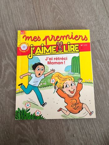 Livre j’aime lire j’ai rétréci maman  
