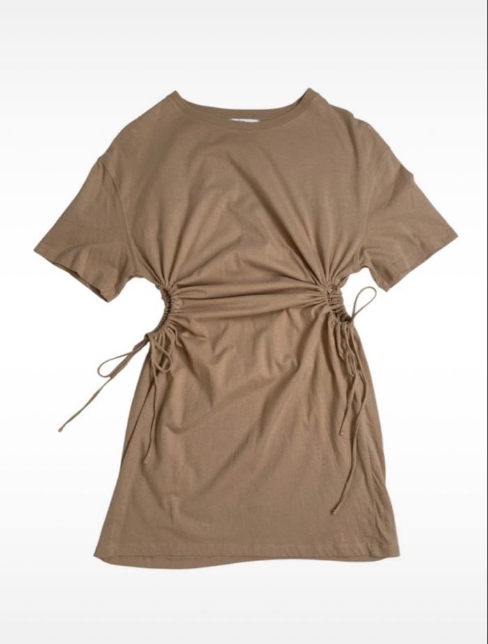 Robe matière t-shirt