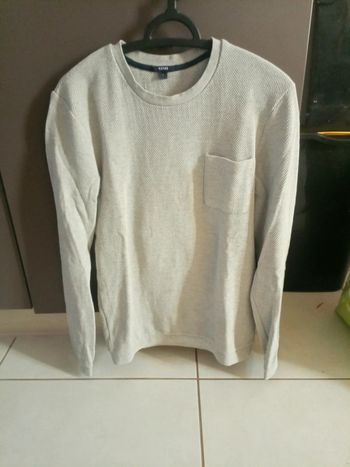 Pull gris clair