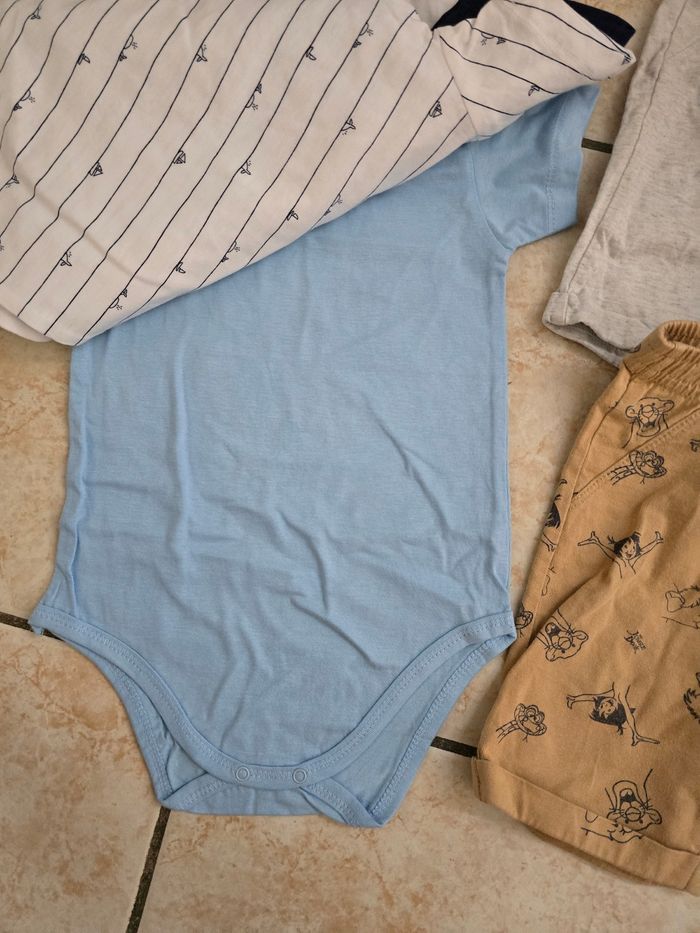 Lot bodys Manches courtes et shorts 24 mois - photo numéro 7