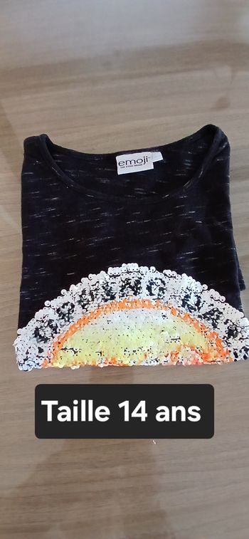 Tee-shirt garçon manches courtes,,Taille 10 ans marque Emoji
