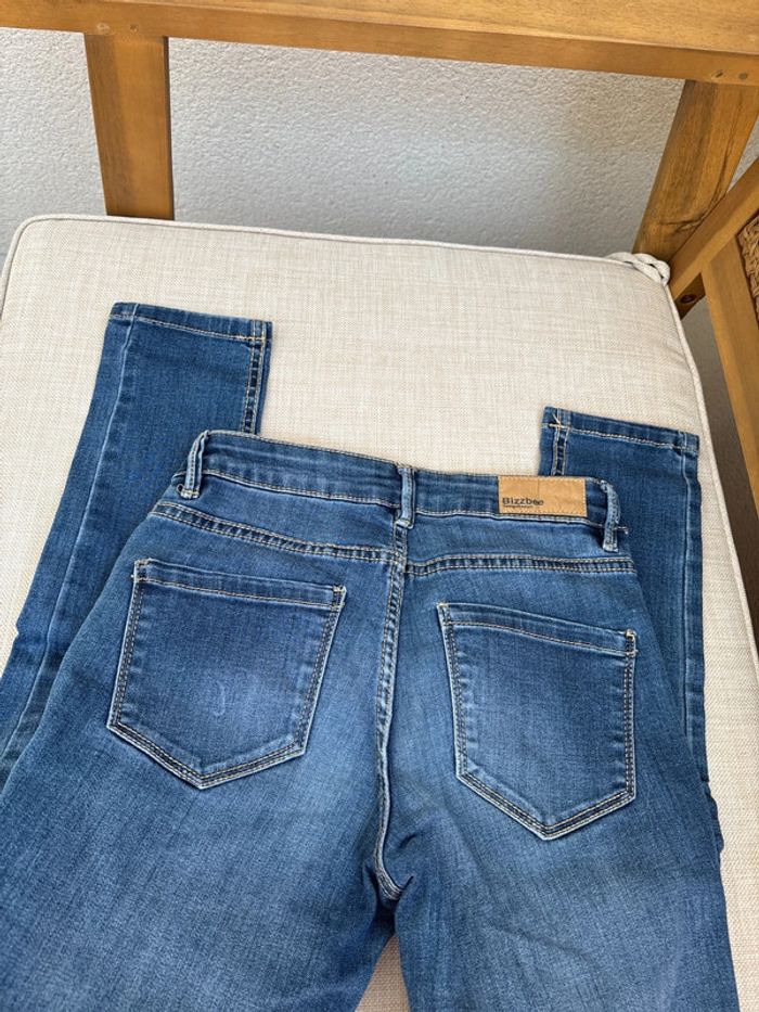 Jean skinny bleu - photo numéro 5