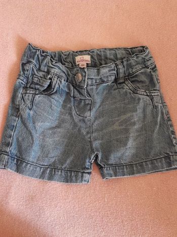 Short en jeans