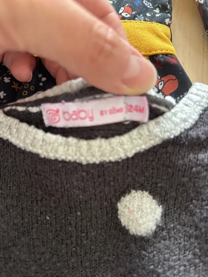 Lot de 5 robes hiver 18/24 mois tte marque - photo numéro 6