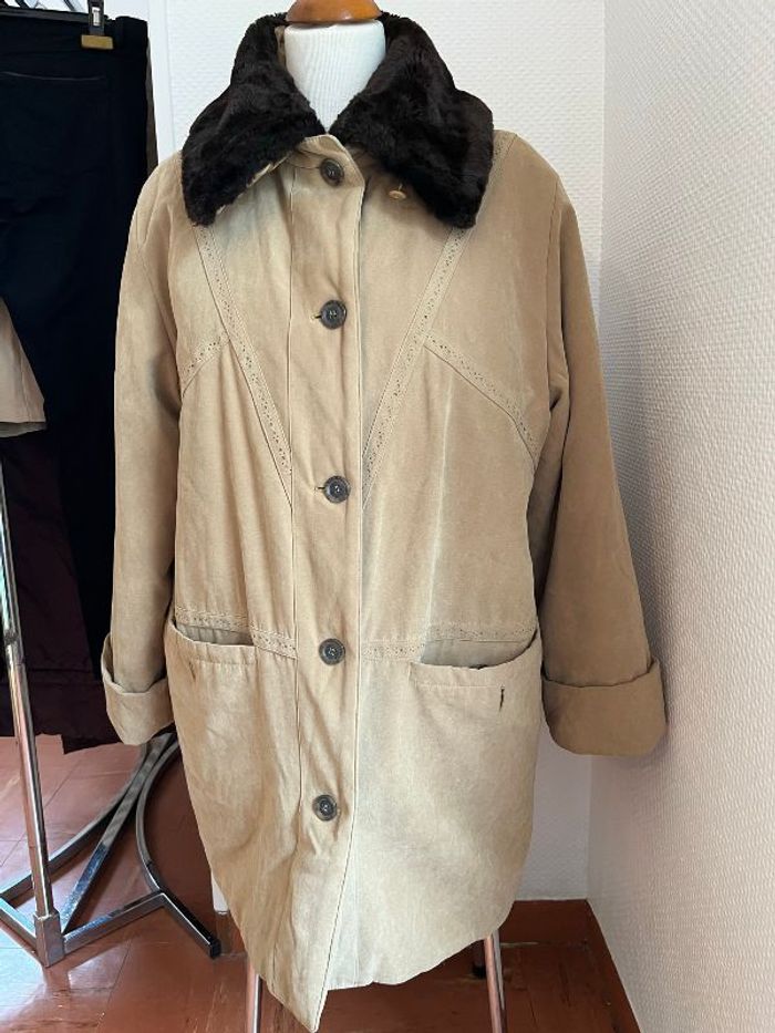 Manteau beige hiver taille 42