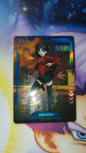 Carte Goddess Story Nzqq-SSP-24 SSP Rin Tosaka Fate Stay Night card waifu