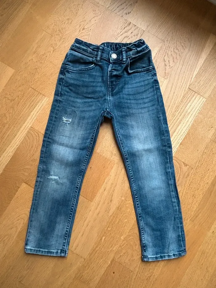 Jeans brut délavé garçon H&M