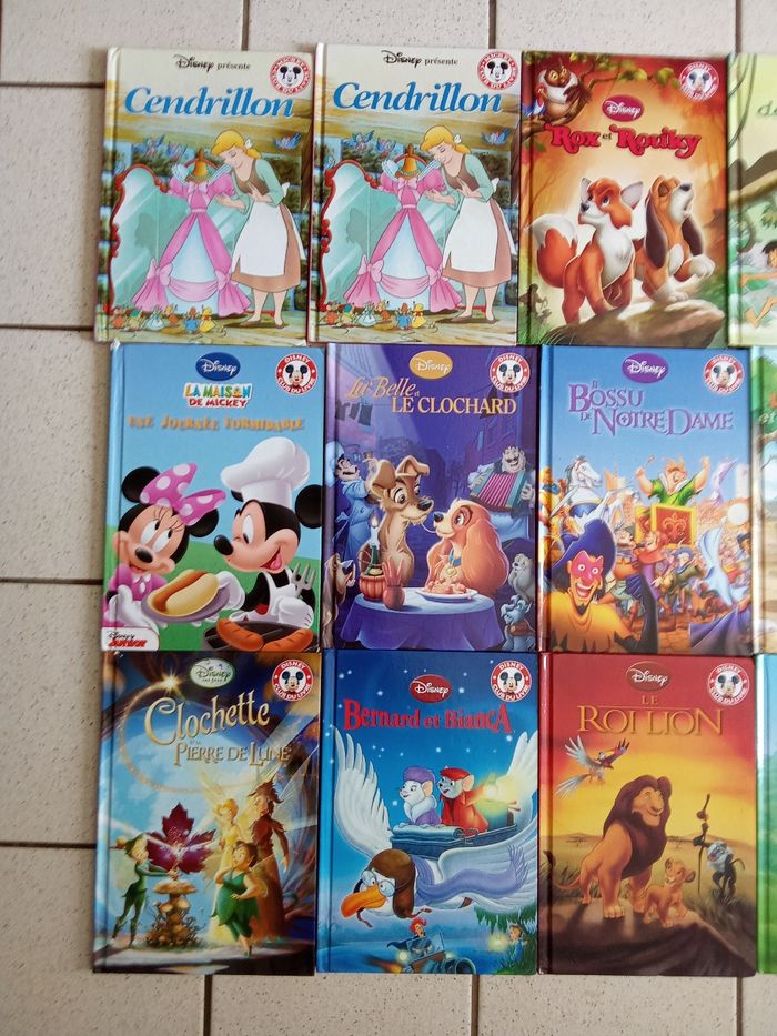 Livre mickey club du livre enfant, Disney,  roi  lion, cendrillon, , Aristochats, rox rouki, bianca, 101 dalmatiens , volt, livre jungle, winnie - photo numéro 2