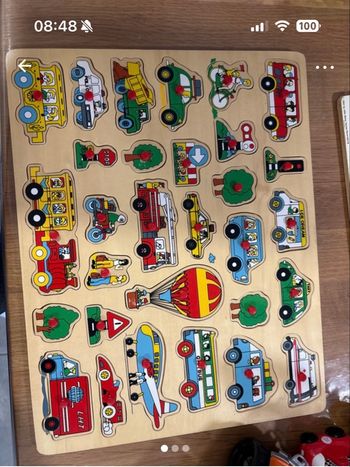Lot puzzle en bois