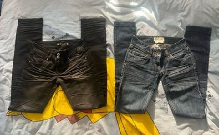 Lot 7 jeans T36/S - photo numéro 2