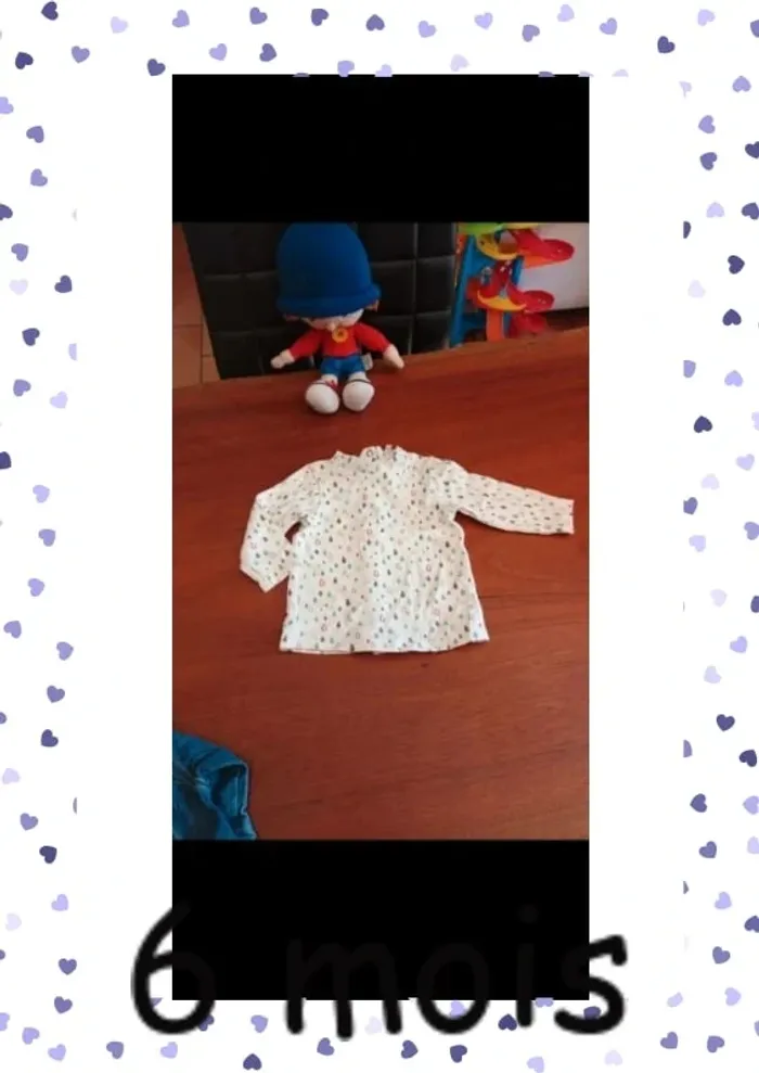 Lot de tee shirt manches longues 9 mois - photo numéro 6