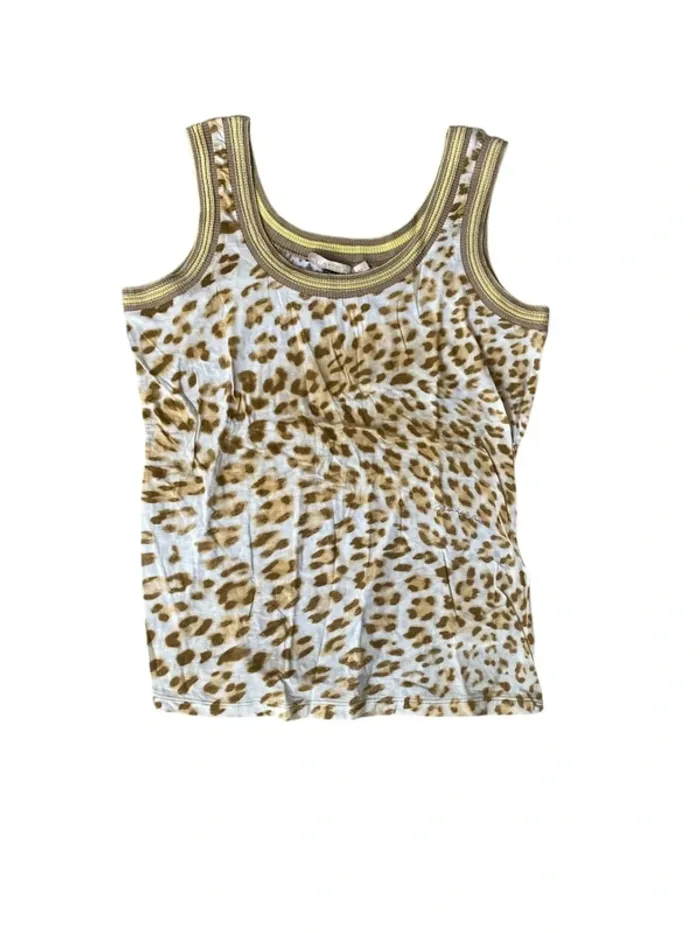 Débardeur motif léopard Roberto Cavalli neuf taille 48 IT (44 FR)