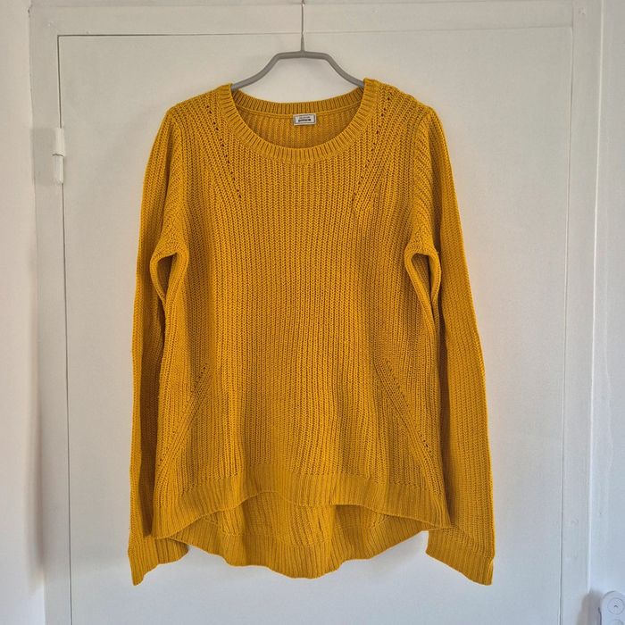 Pull en maille jaune moutarde - Pimkie - Taille S : 36 - 38