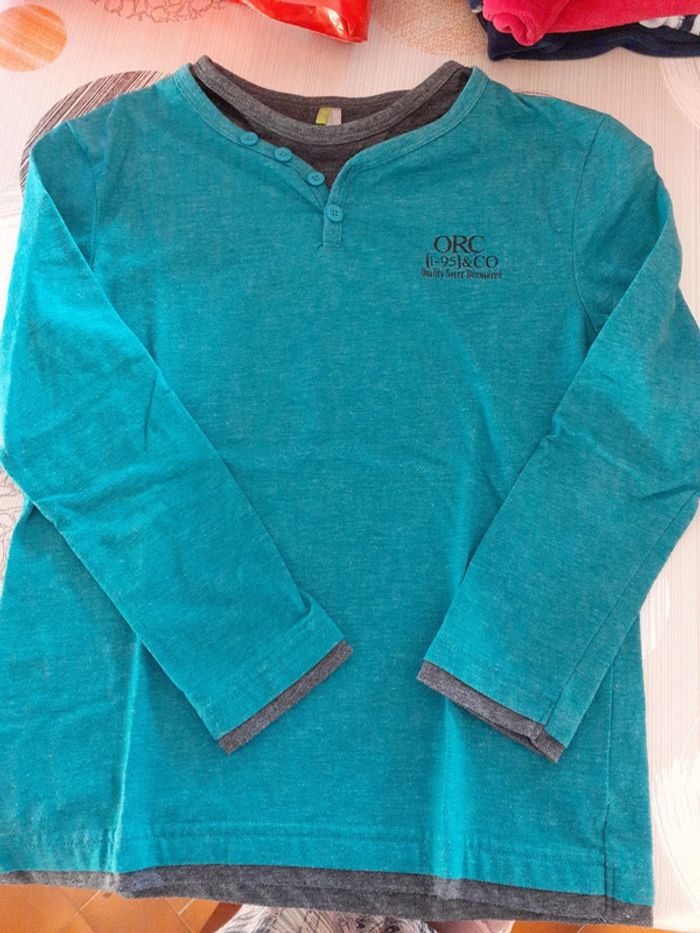 Lot 2 tee shirt manches longues - photo numéro 3