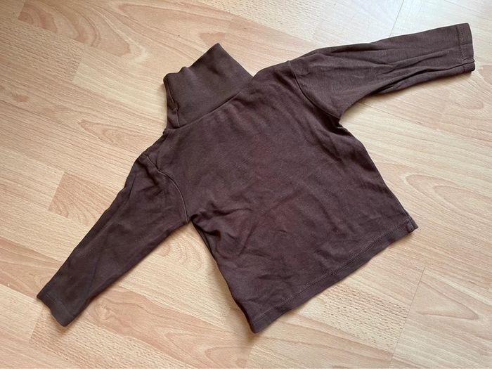 Joli sous-pull marron à col roulé Orchestra T. 2 ans/92 cm garçon TBE - photo numéro 2