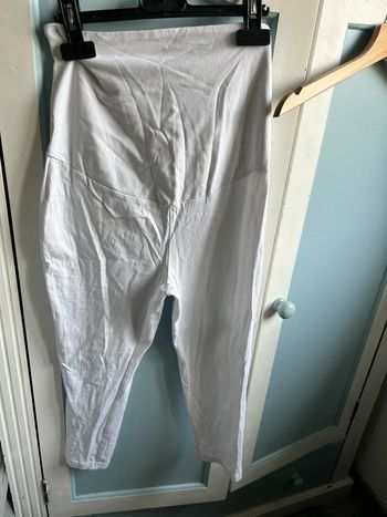 Legging blanc de grossesse  kiabi