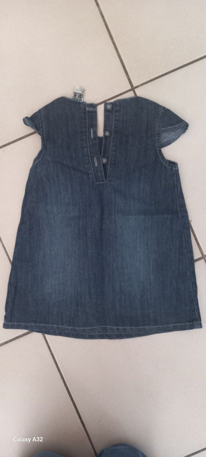 Robe en jean 12 mois - photo numéro 3