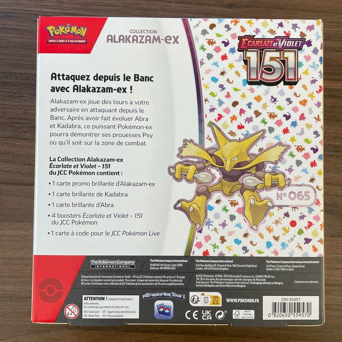 Coffret pokemon 151 Alakazam-ex - photo numéro 2
