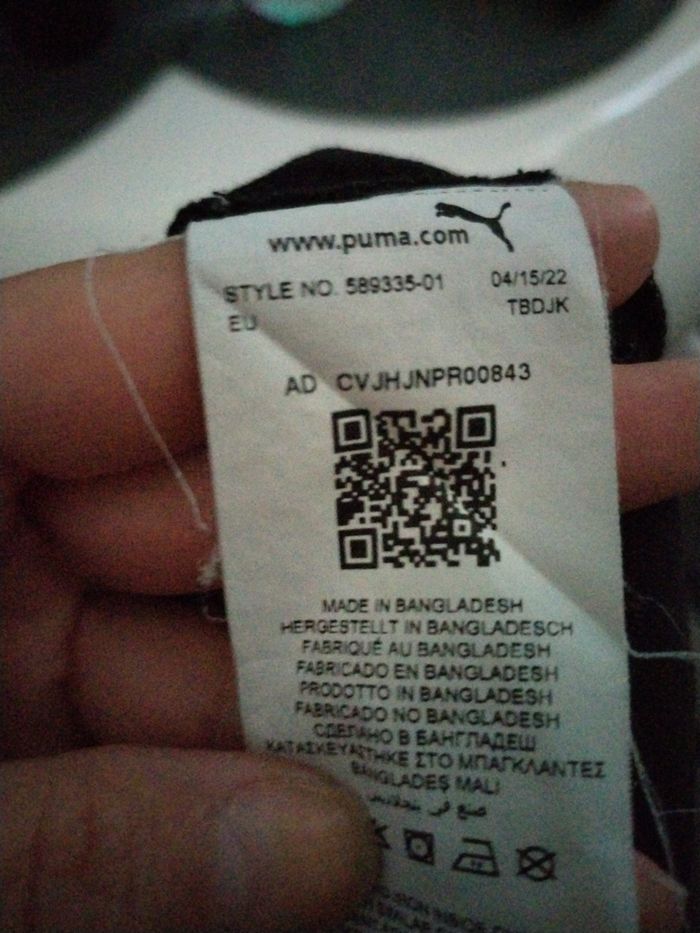 Tee shirt "Puma" XS 100% coton en très bon état - photo numéro 6