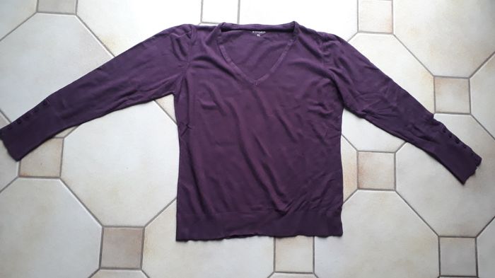 Pull fin femme violet in extenso taille XL