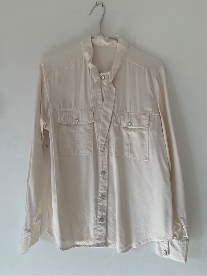 Chemise écru Zara - photo numéro 2